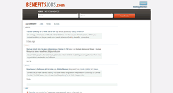 Desktop Screenshot of benefitsjobs.com