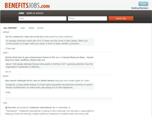 Tablet Screenshot of benefitsjobs.com